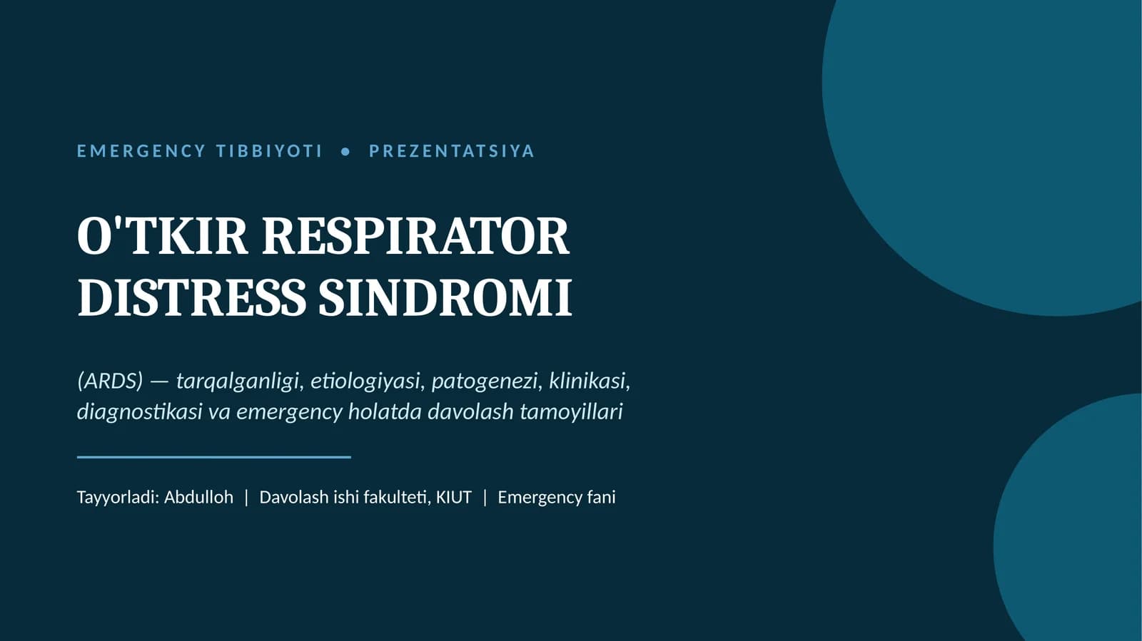 O'TKIR RESPIRATOR
