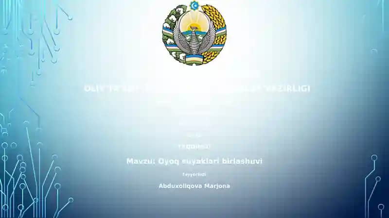 Oyoq suyaklari birlashuvi