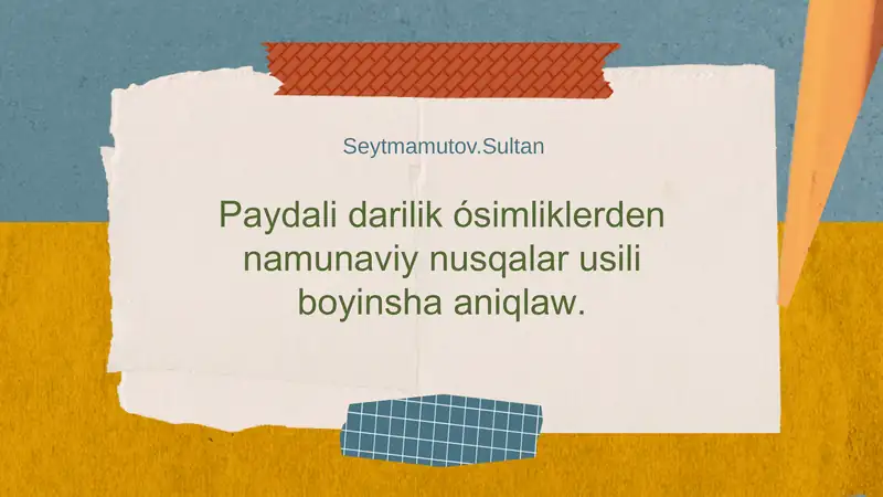 Darilik ósimlikler