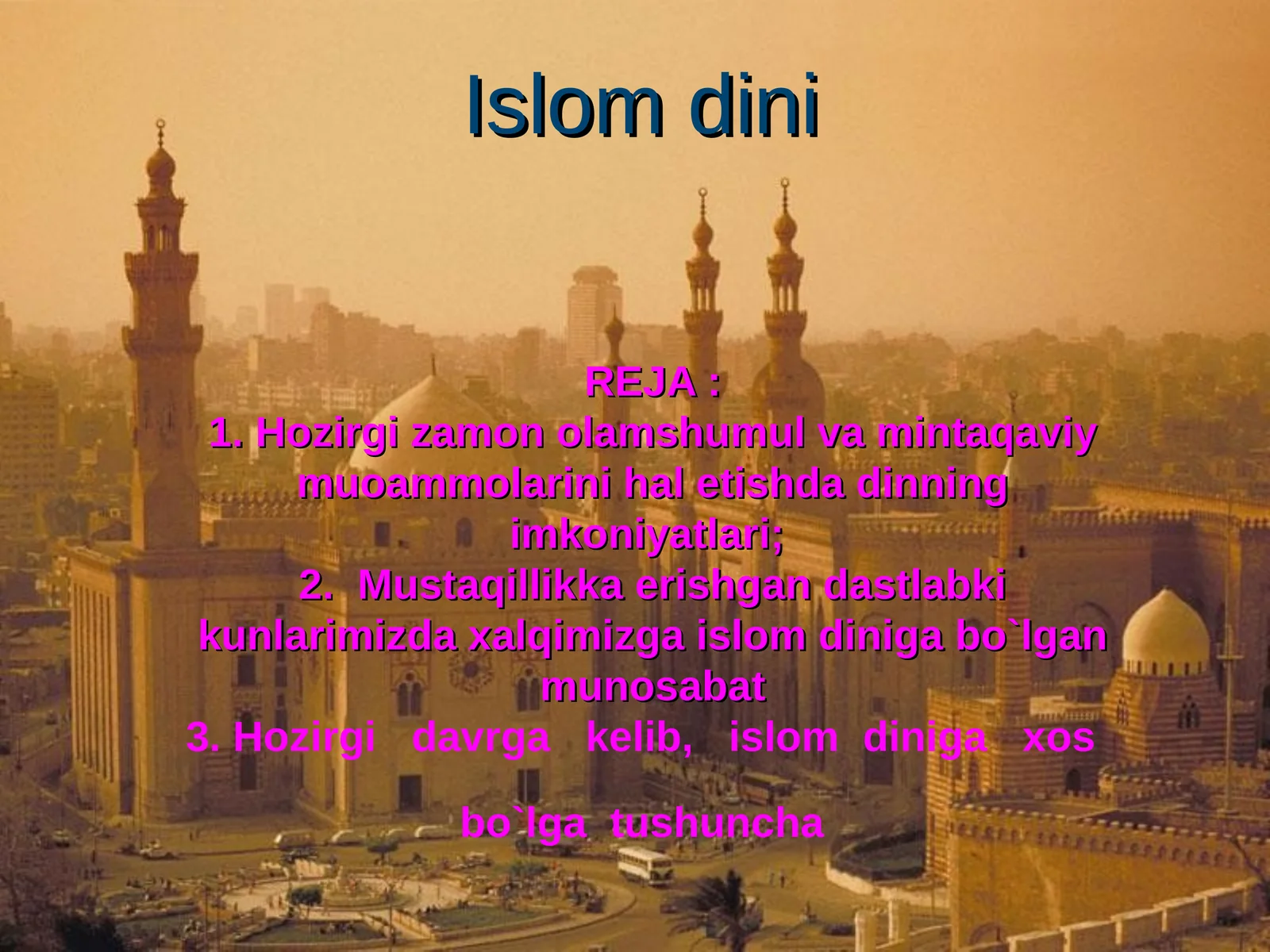 Islom dini