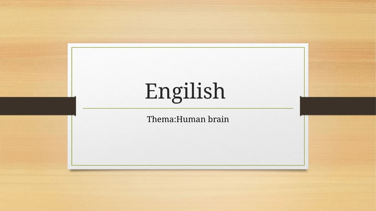 Human Brain: An Overview