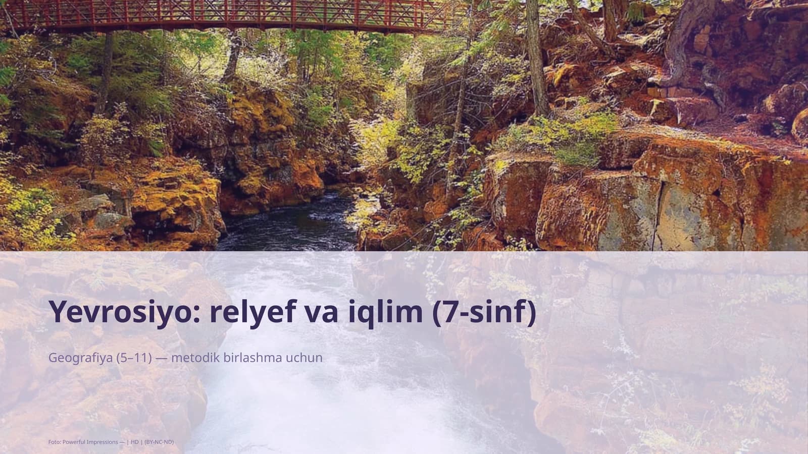 Yevrosiyo: relyef va iqlim (7-sinf)