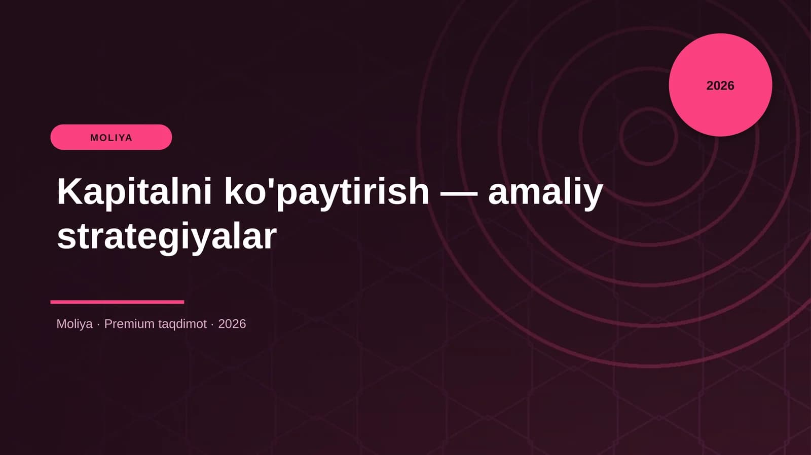 Kapitalni ko'paytirish — amaliy strategiyalar