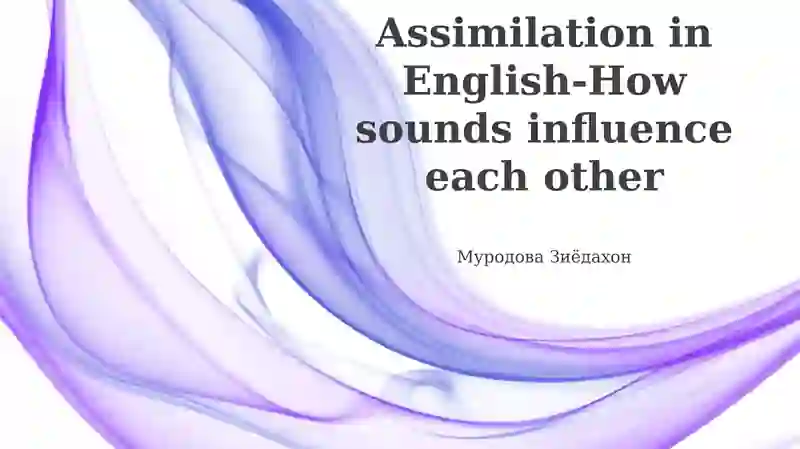 Understanding Assimilation: Definition and Types