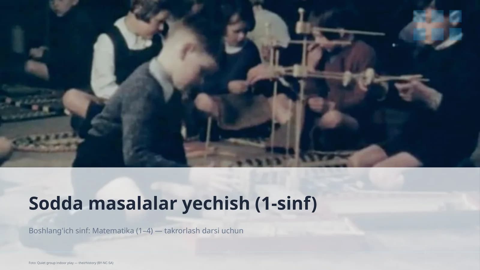 Sodda masalalar yechish (1-sinf)