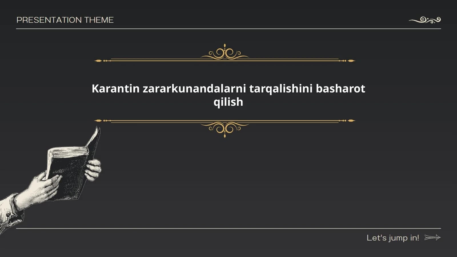 Karantin zararkunandalarni tarqalishini basharot qilish