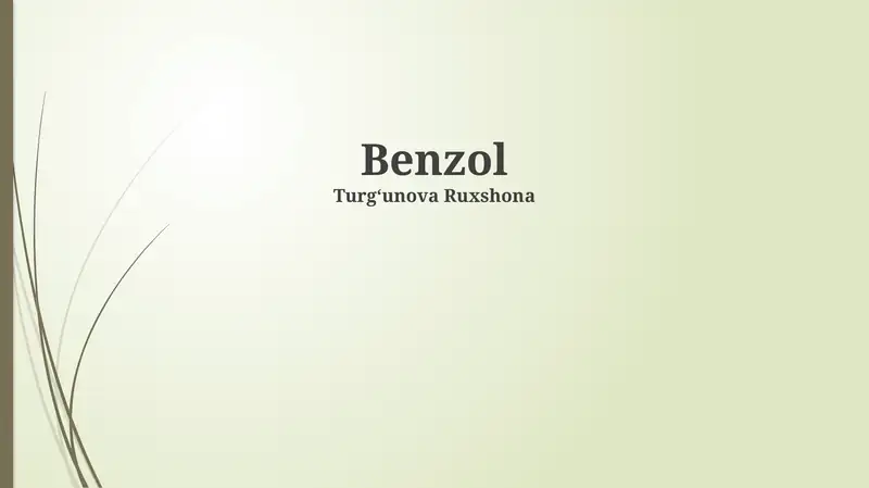 Benzol