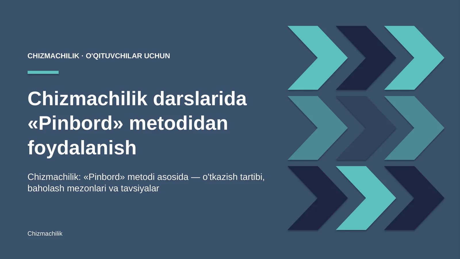 chizmachilik darslarida pinbord metodidan foydalanish 4245