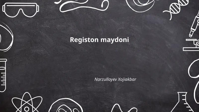 Registon Maydoni