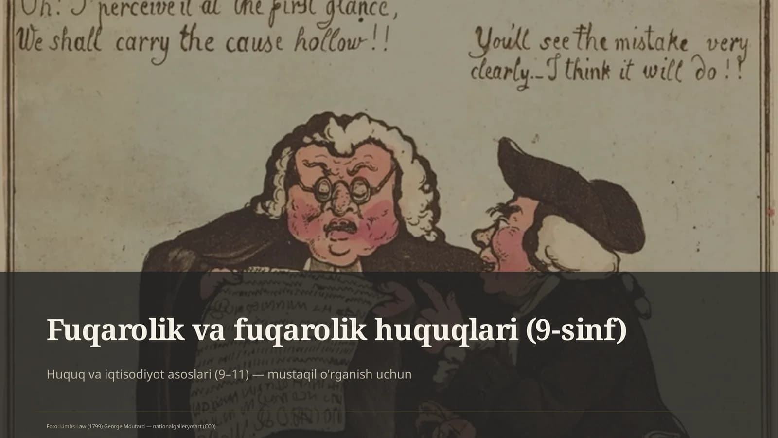 Fuqarolik va fuqarolik huquqlari (9-sinf)