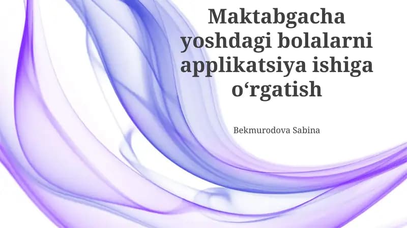 Mashg'ulotlar