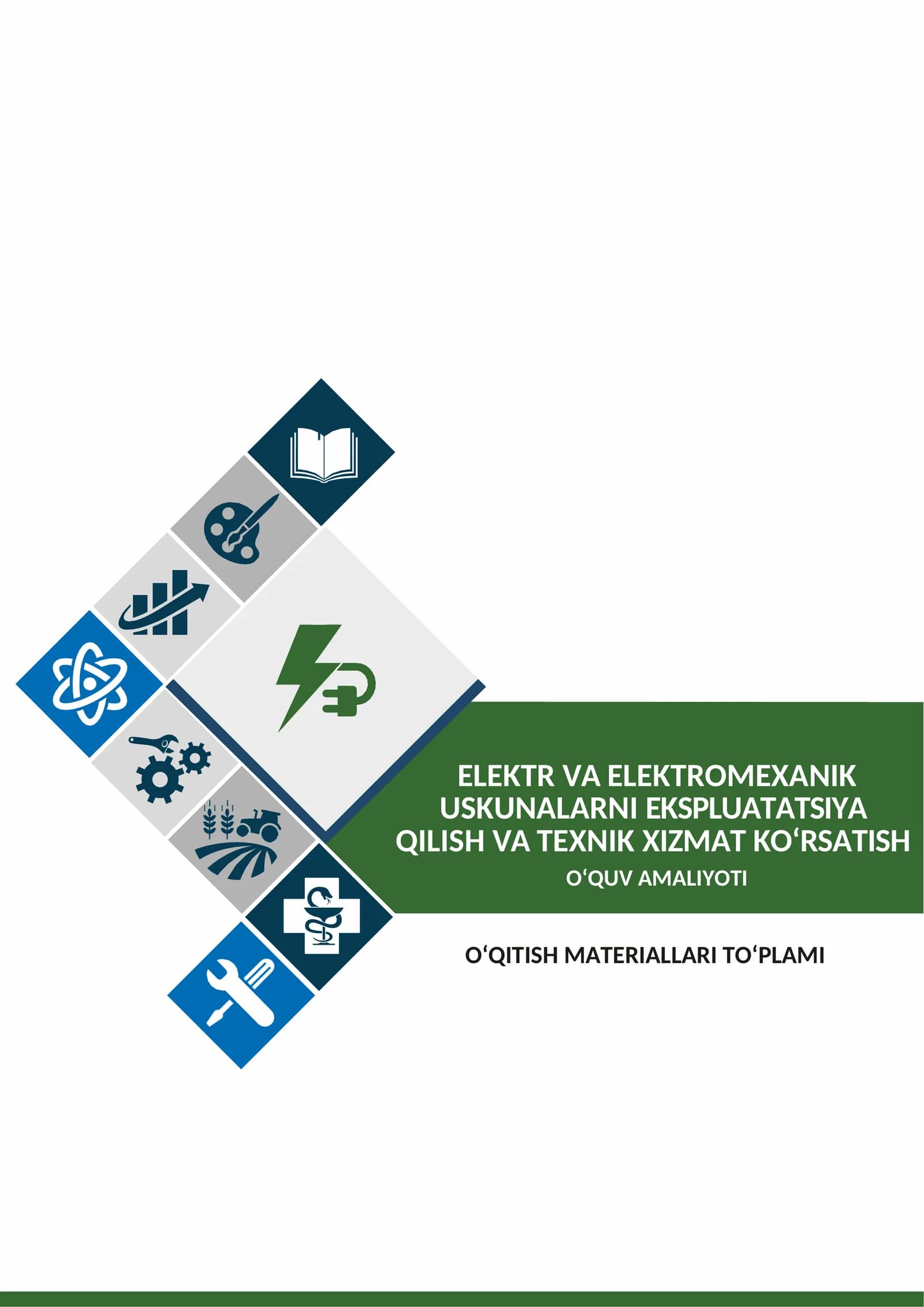 “Elektr va elektromexanik uskunalarni ekspluatatsiya qilish va texnik xizmat ko‘rsatish” o‘quv amaliyotidan O‘QITISH MATERIALLAR TO‘PLAMI