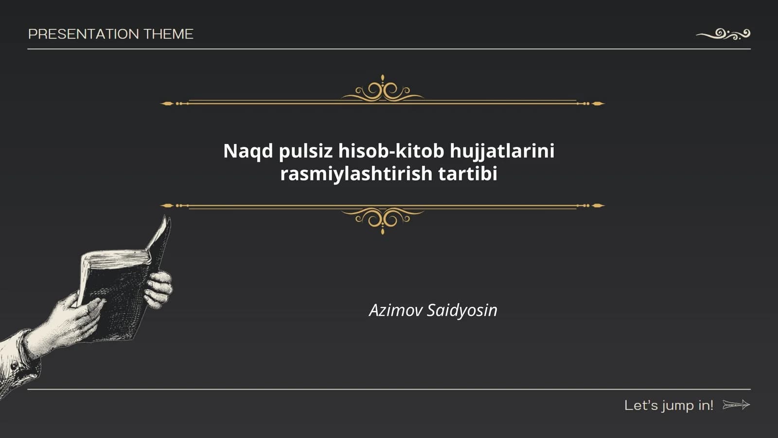 Naqd pulsiz hisob-kitob hujjatlarini rasmiylashtirish tartibi