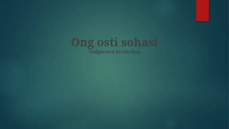 Ong osti sohasi