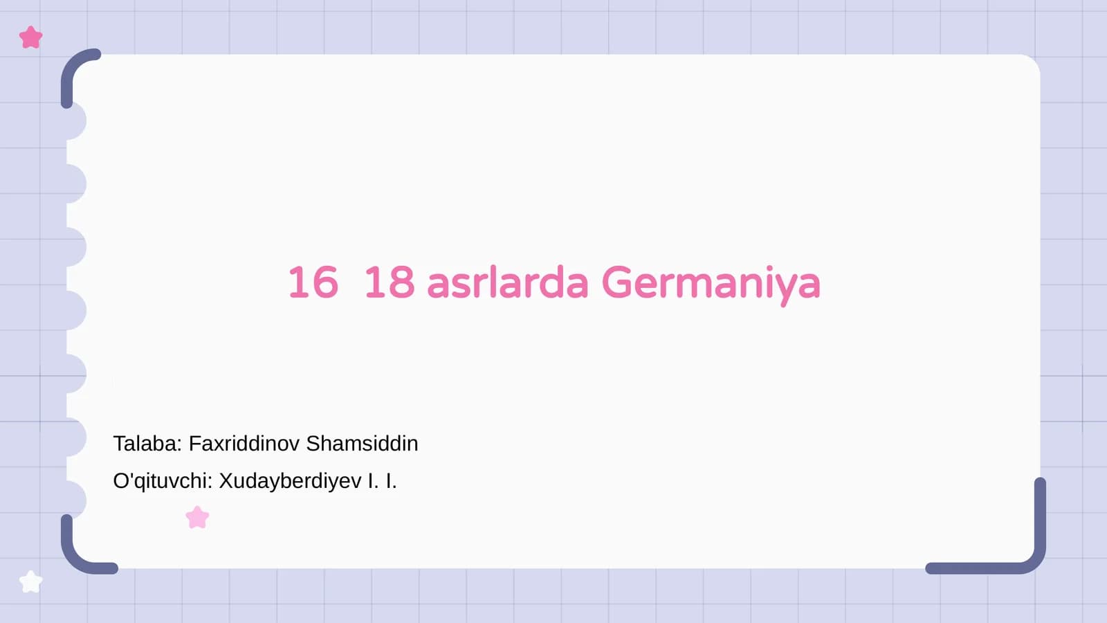 16–18 asrlarda Germaniya