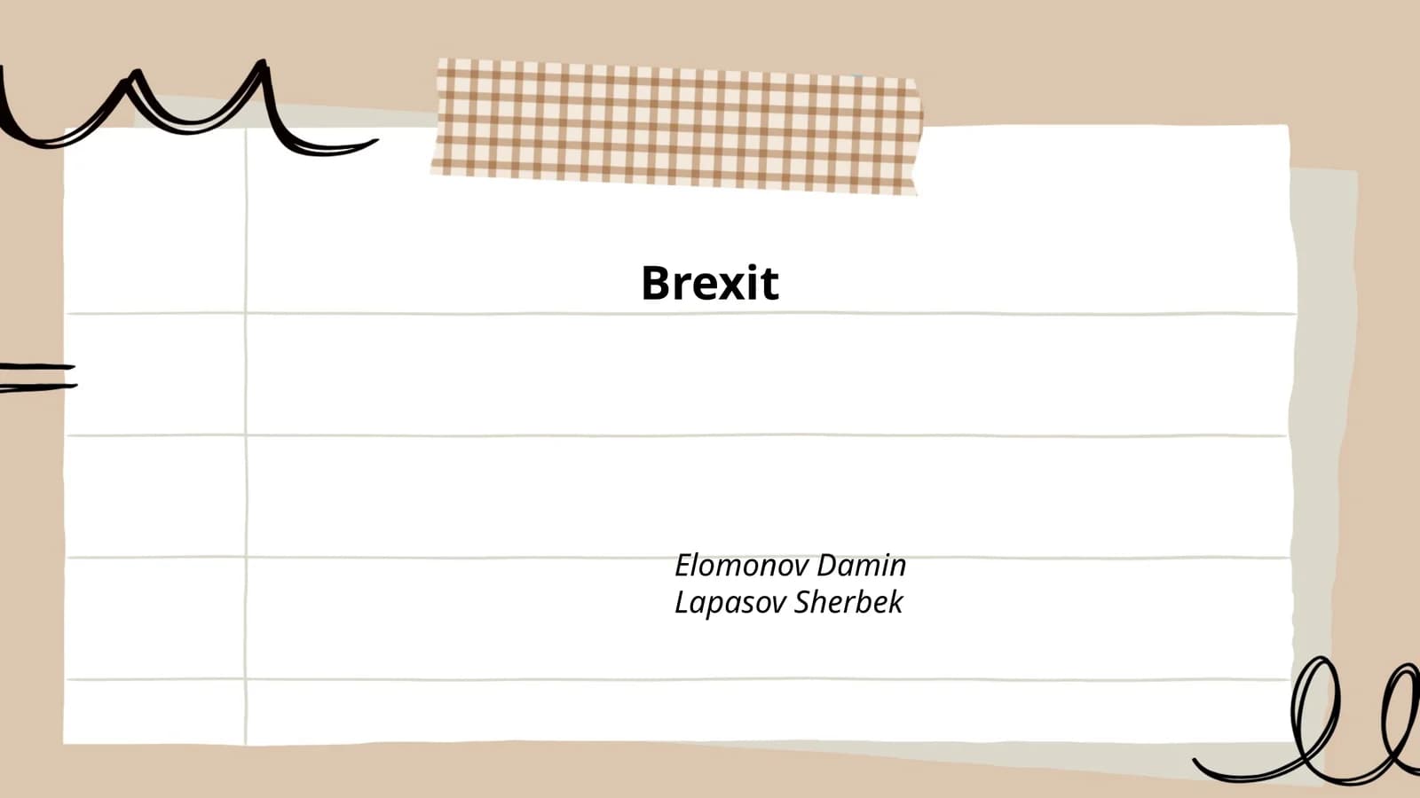 Brexit and the UK Economy