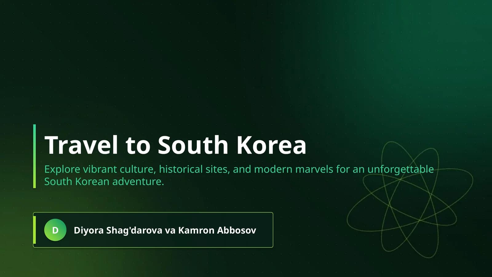 Travel to South Korea