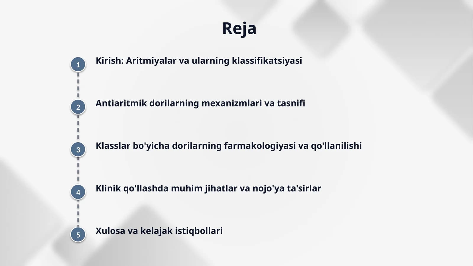 Kirish: Aritmiyalar va ularning klassifikatsiyasi