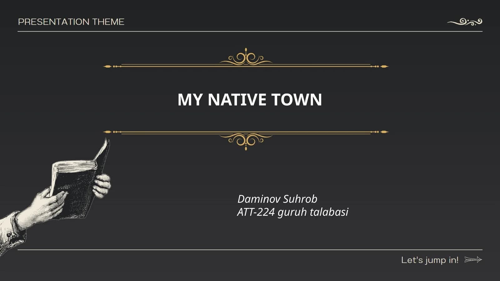MY NATIVE TOWN