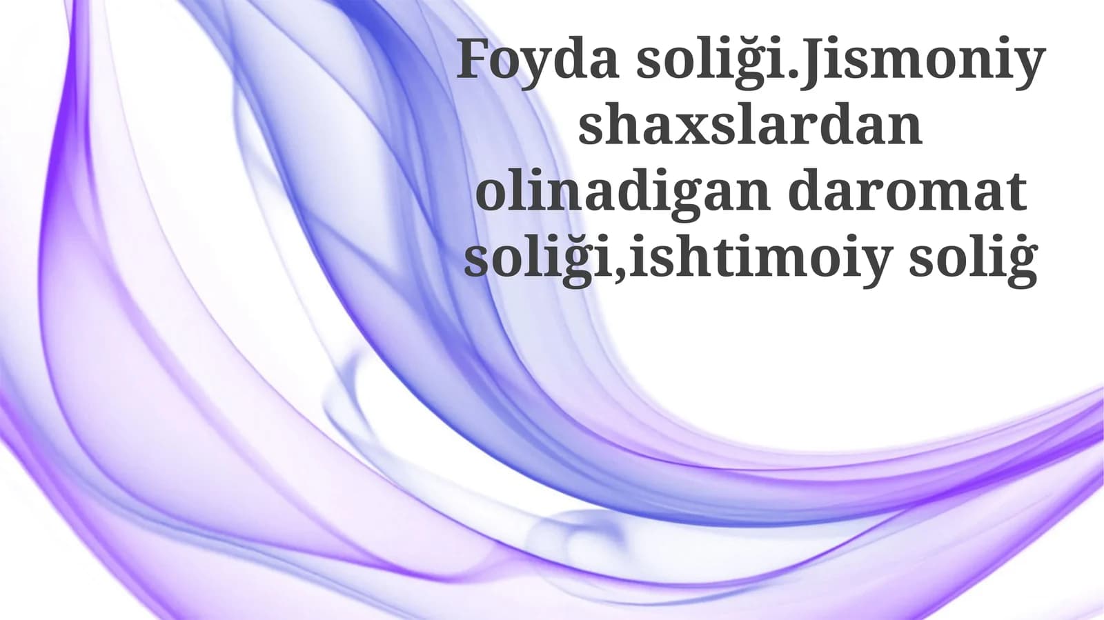 Foyda solig'i