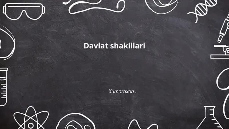 Davlat shakillari