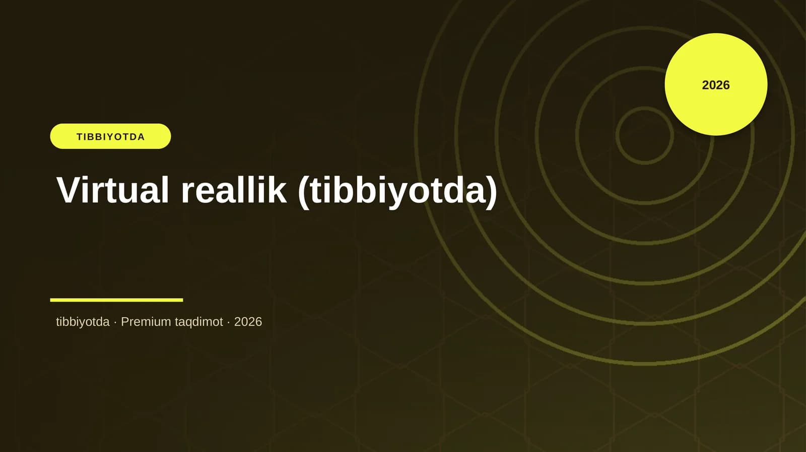 Virtual reallik (tibbiyotda)