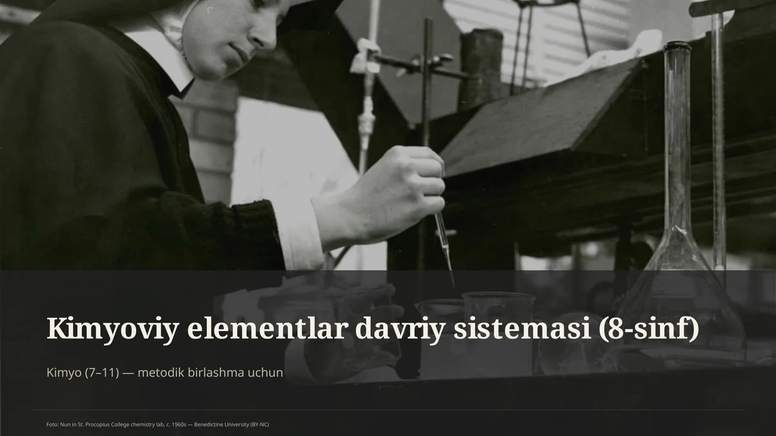 Kimyoviy elementlar davriy sistemasi (8-sinf)