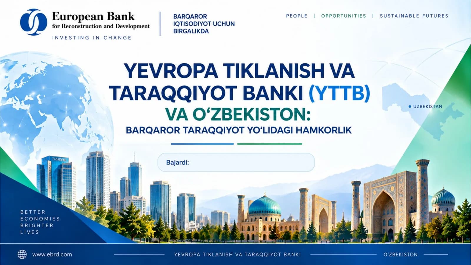 Yevropa tiklanish va taraqqiyot banki hamda O'zbekiston