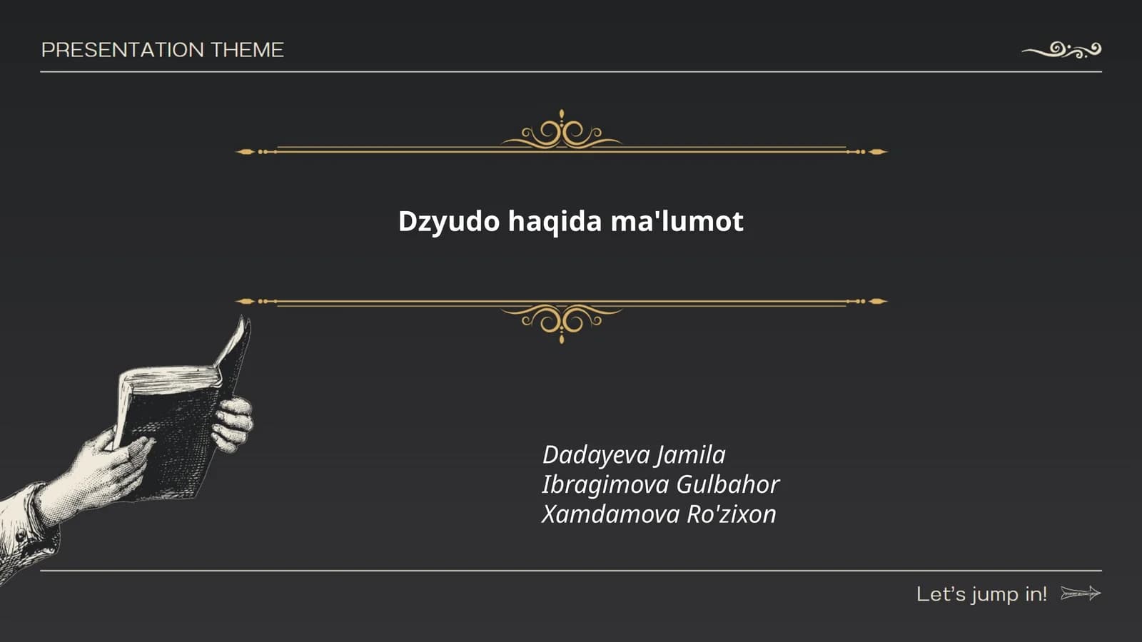 Dzyudo haqida ma'lumot