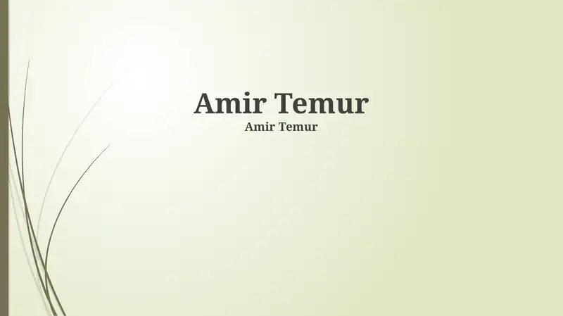 Amir Temur