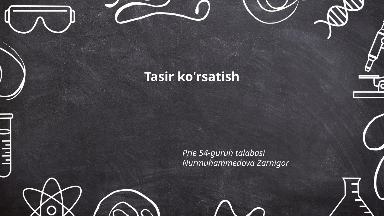 Tasir ko'rsatish