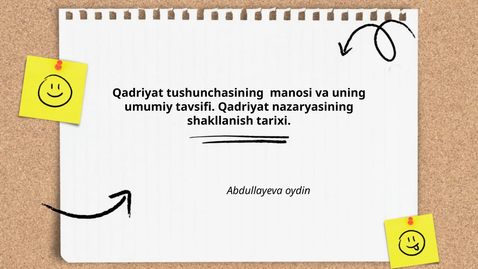 Qadriyat tushunchasining ma'nosi