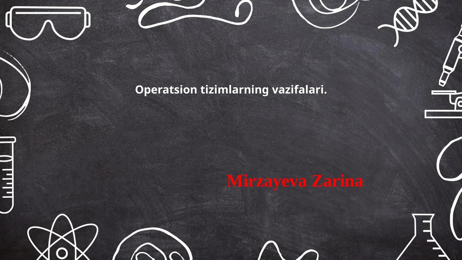 Operatsion tizimlarning vazifalari