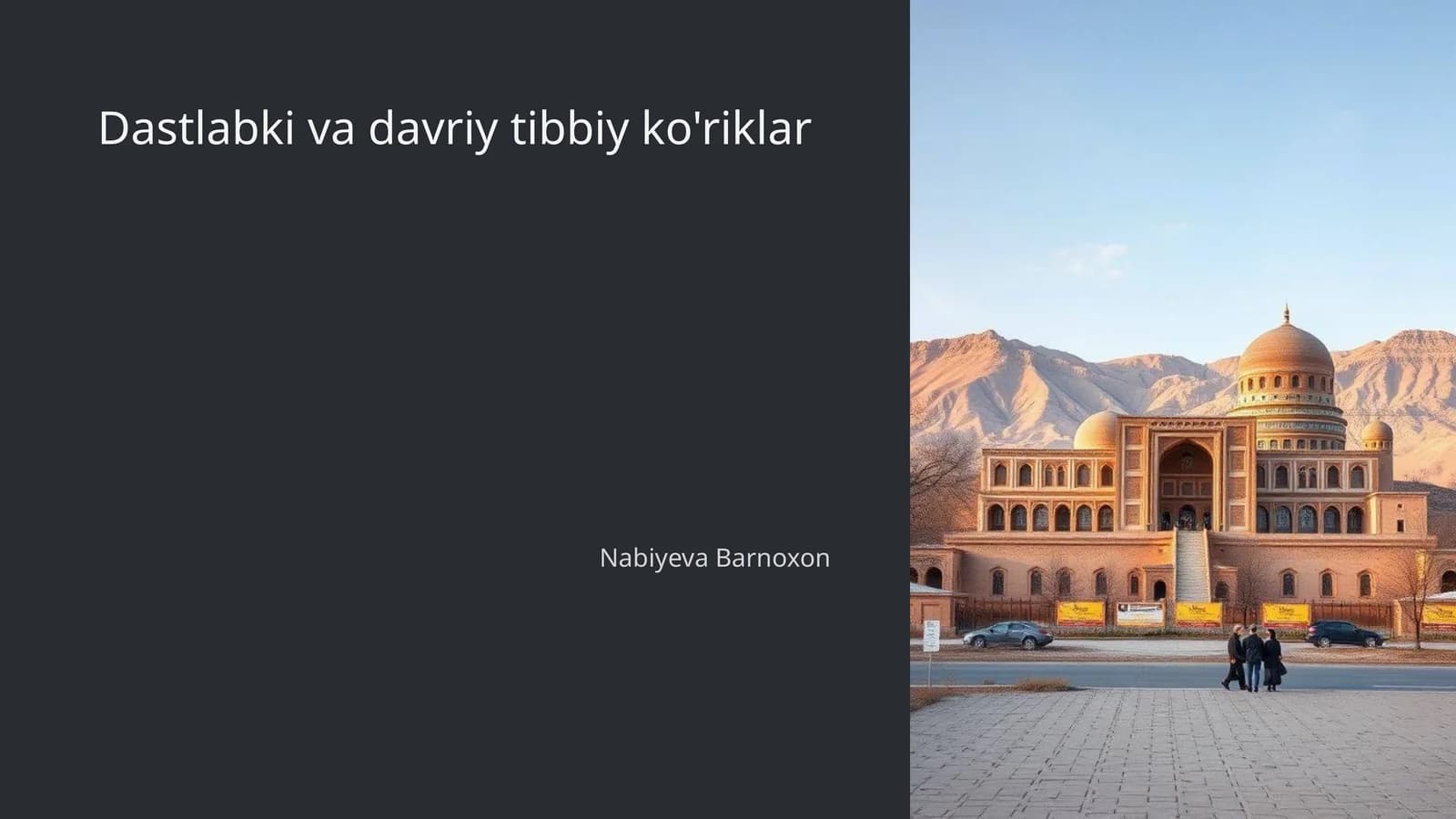 Dastlabki va davriy tibbiy ko'riklar