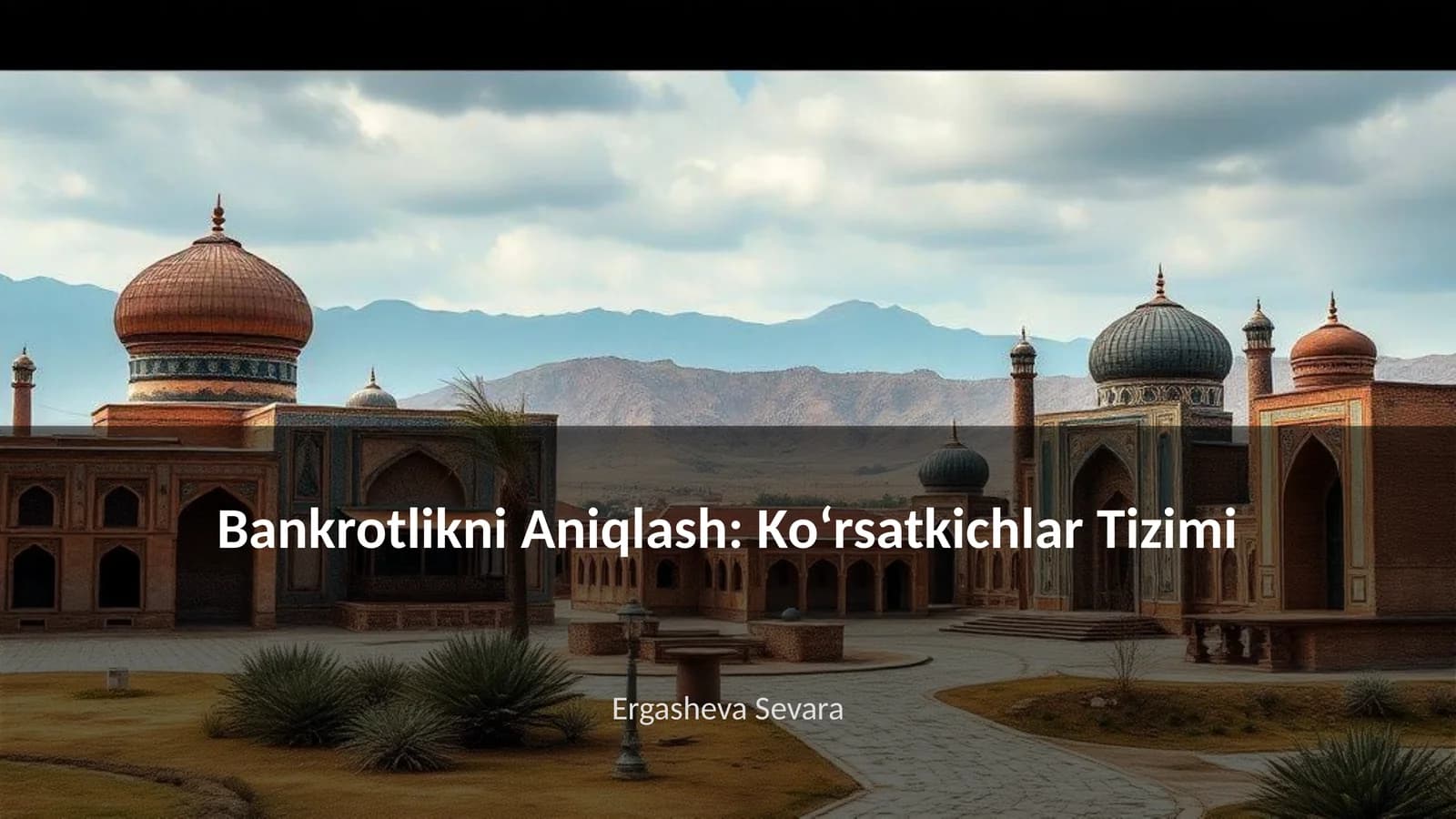 Bankrotlikni Aniqlash: Ko‘rsatkichlar Tizimi