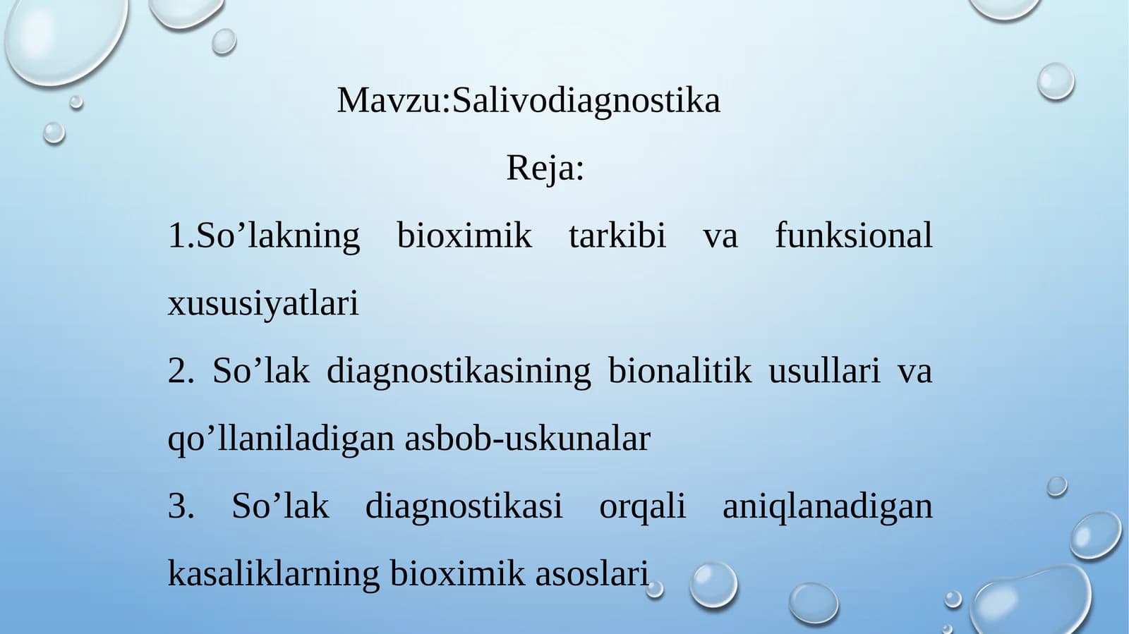 Salivodiagnostika