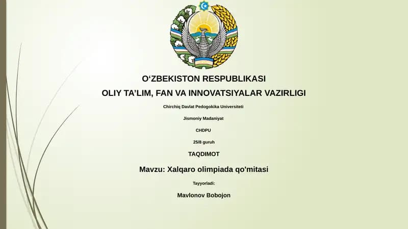 Xalqaro olimpiada qo'mitasi