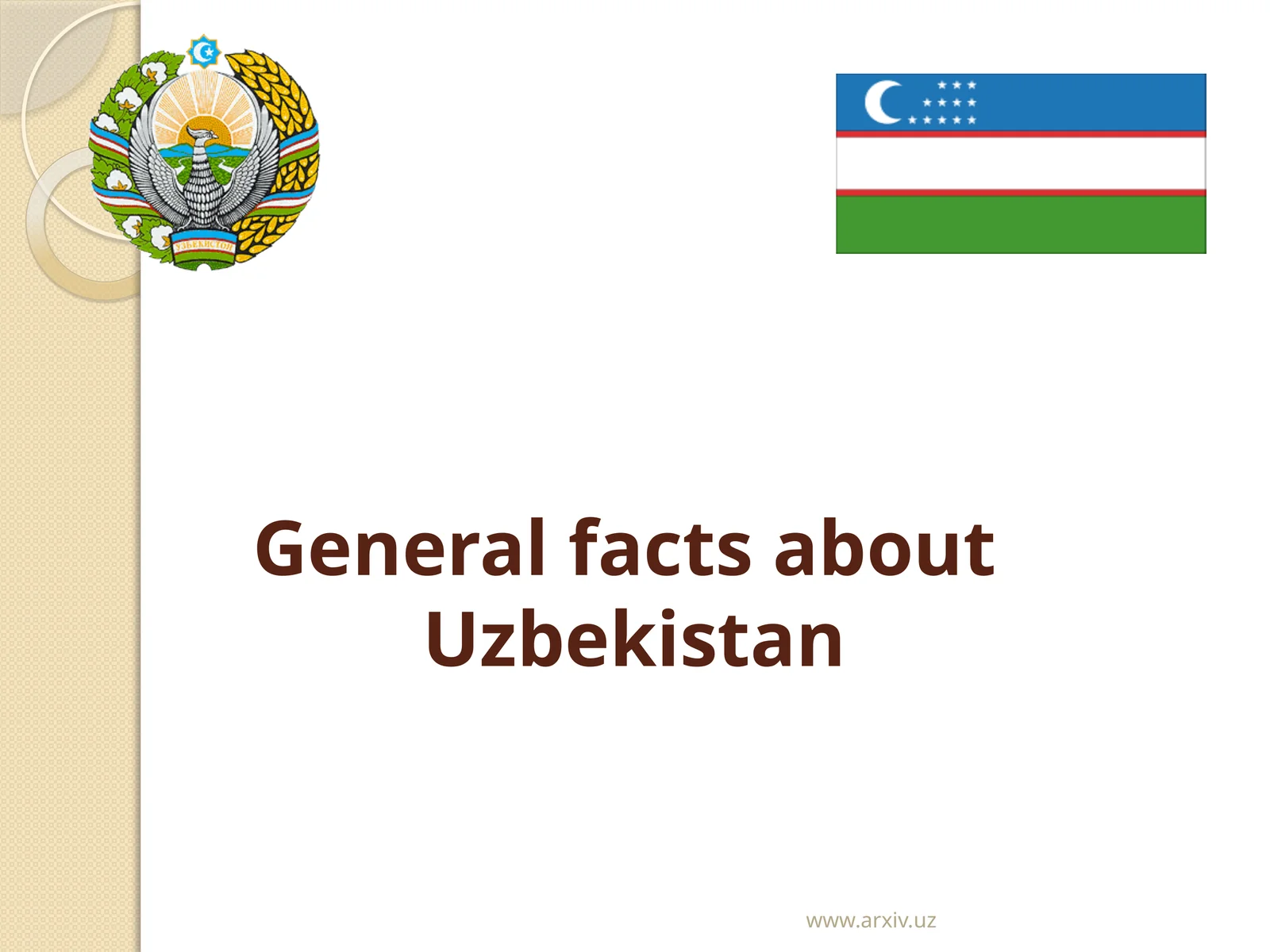 General facts about Uzbekistan