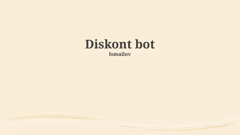 Diskont bot
