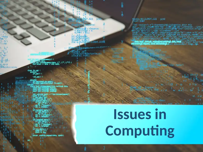 Issues in computing