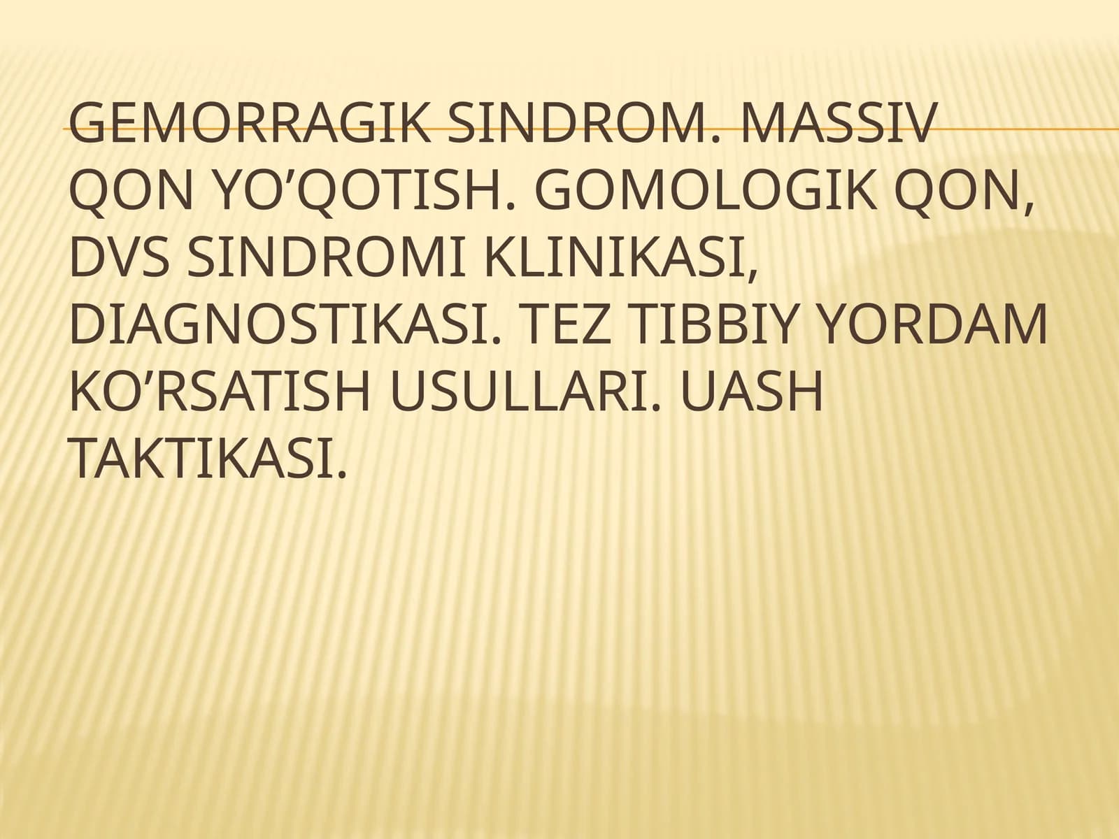 Gemorragik sindrom
