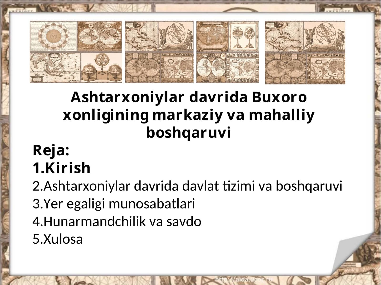 Ashtarxoniylar davrida Buxoro xonligining markaziy va mahalliy boshqaruvi