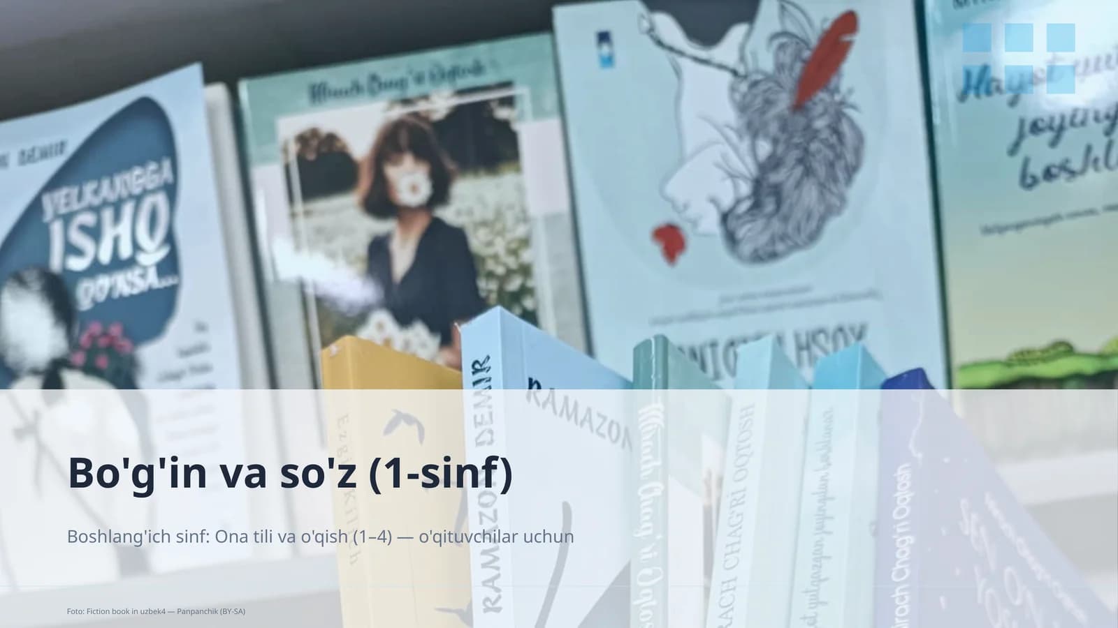 Bo'g'in va so'z (1-sinf)