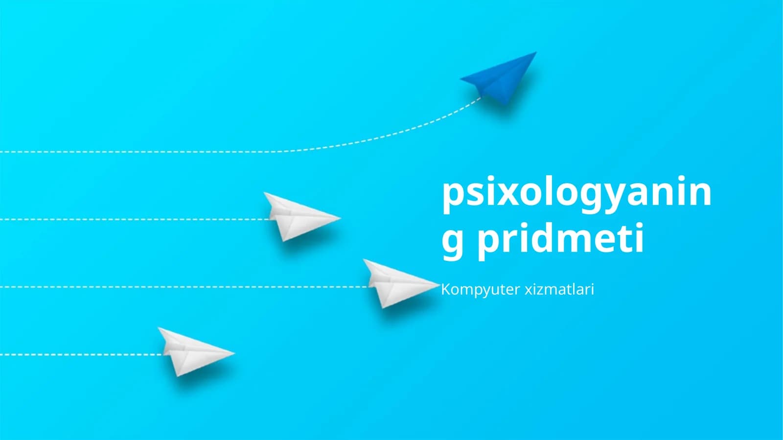 Psixologiya fanlari