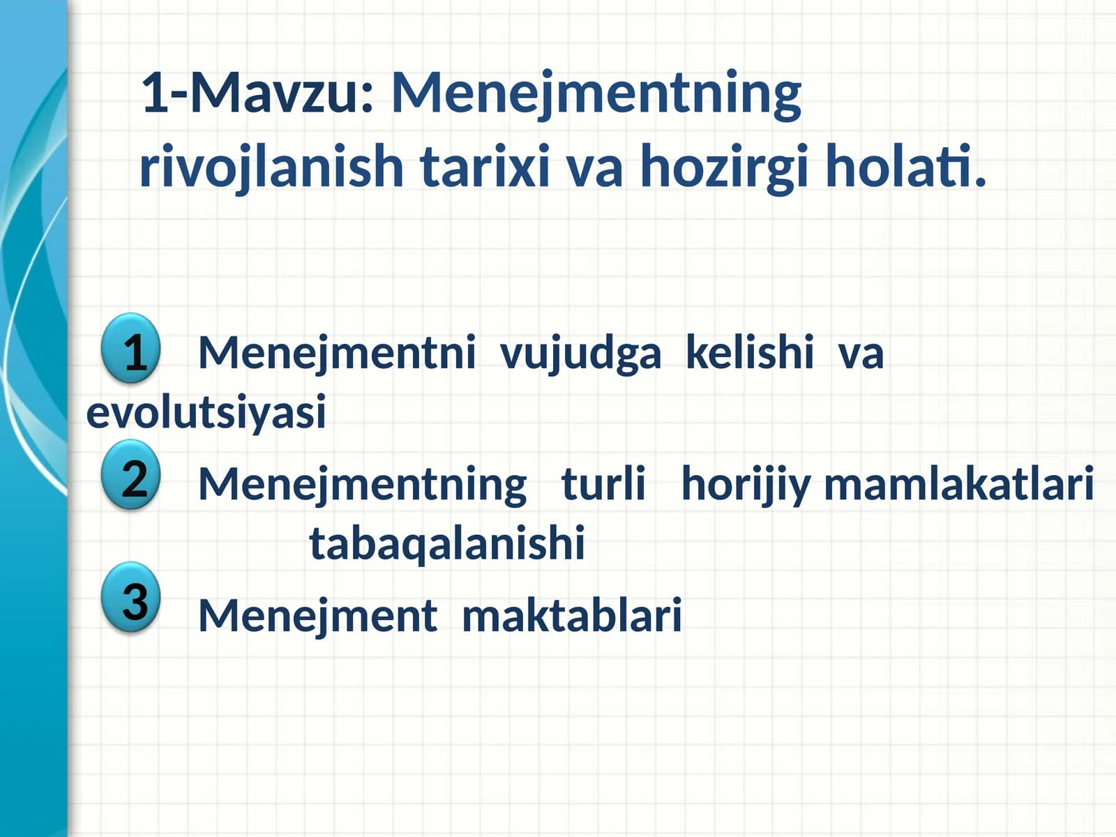 Menejment makablari