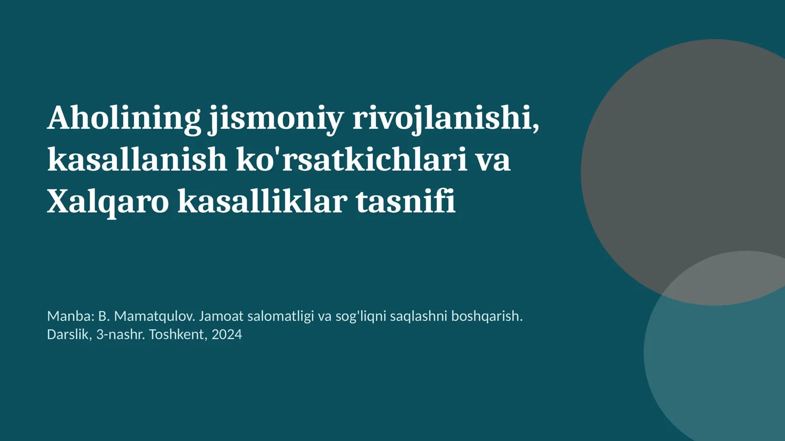 Jamoat salomatligi