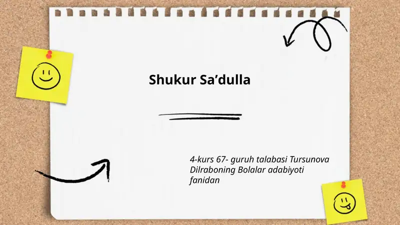 Shukur Saʼdulla