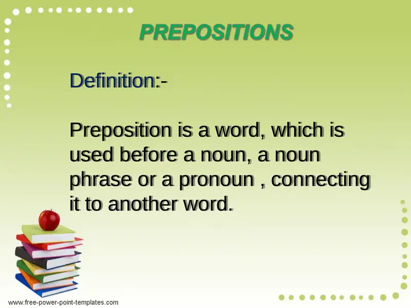 Prepositions