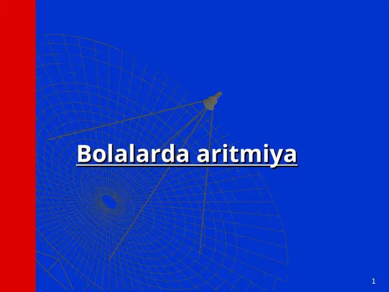 Bolalarda aritmiya