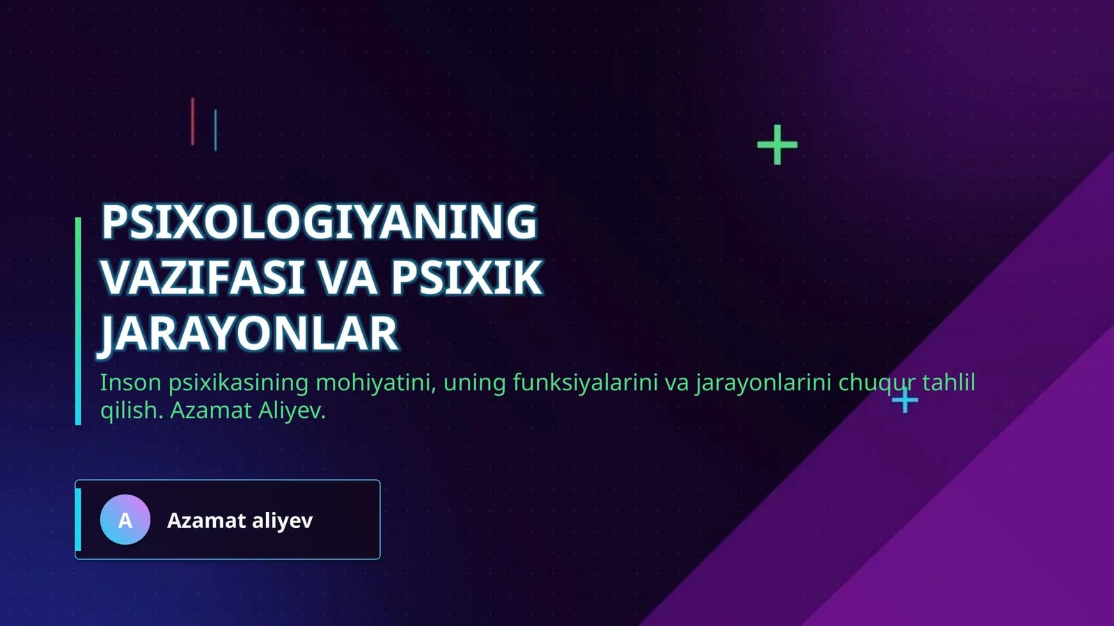 Psixologiyaning